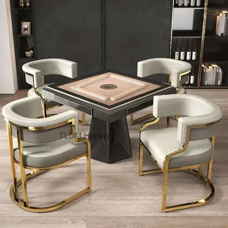 Luxury Dining Chairs wrought Iron Backrest - Image 3
