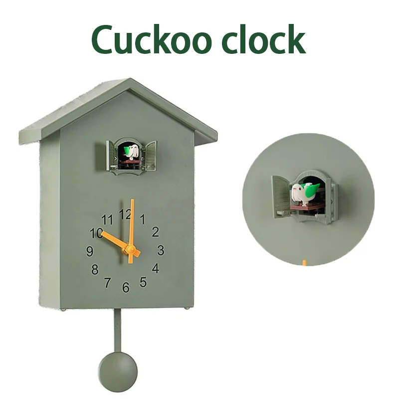 20x25cm Cuckoo Quartz Wall Clock  Hanging Watch - Image 1