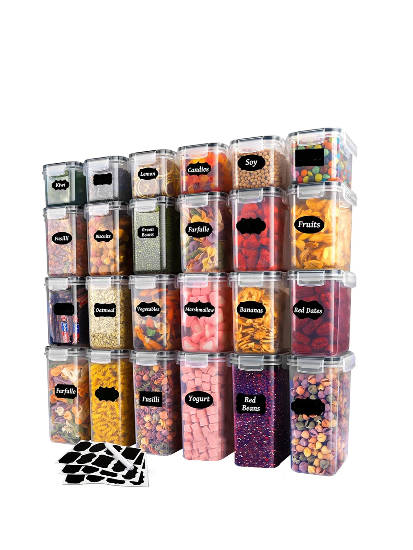 24/48pcs, Sealed Food Storage Containers with Lids - Image 1