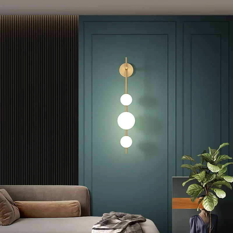 Vertical Globle Wall Lamp - Image 1