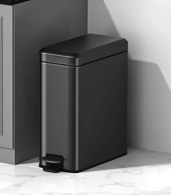 Feet With Lid Garbage Can Household Stainless Steel Large Capacity - Image 8