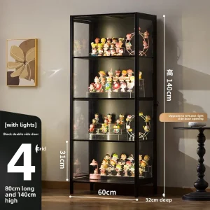 Luxury Glass Door Wood Cabinet - Thumbnail Image 8