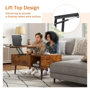 Lift Top Coffee Tables 39.37"x19.7" - Thumbnail Image 6