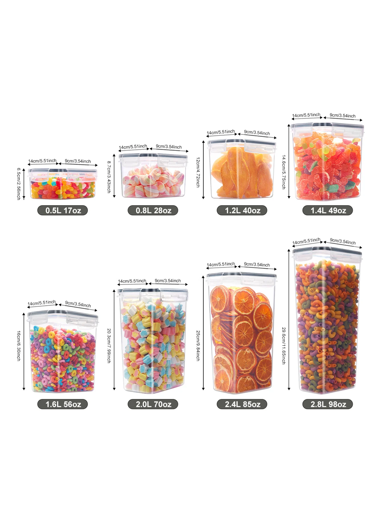 24/48pcs, Sealed Food Storage Containers with Lids - Image 2