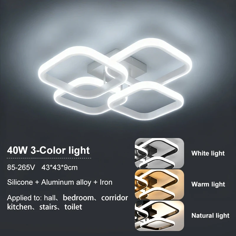 LED Ceiling Lamp Square - Image 6