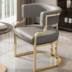 Luxury Dining Chairs wrought Iron Backrest - Thumbnail Image 17