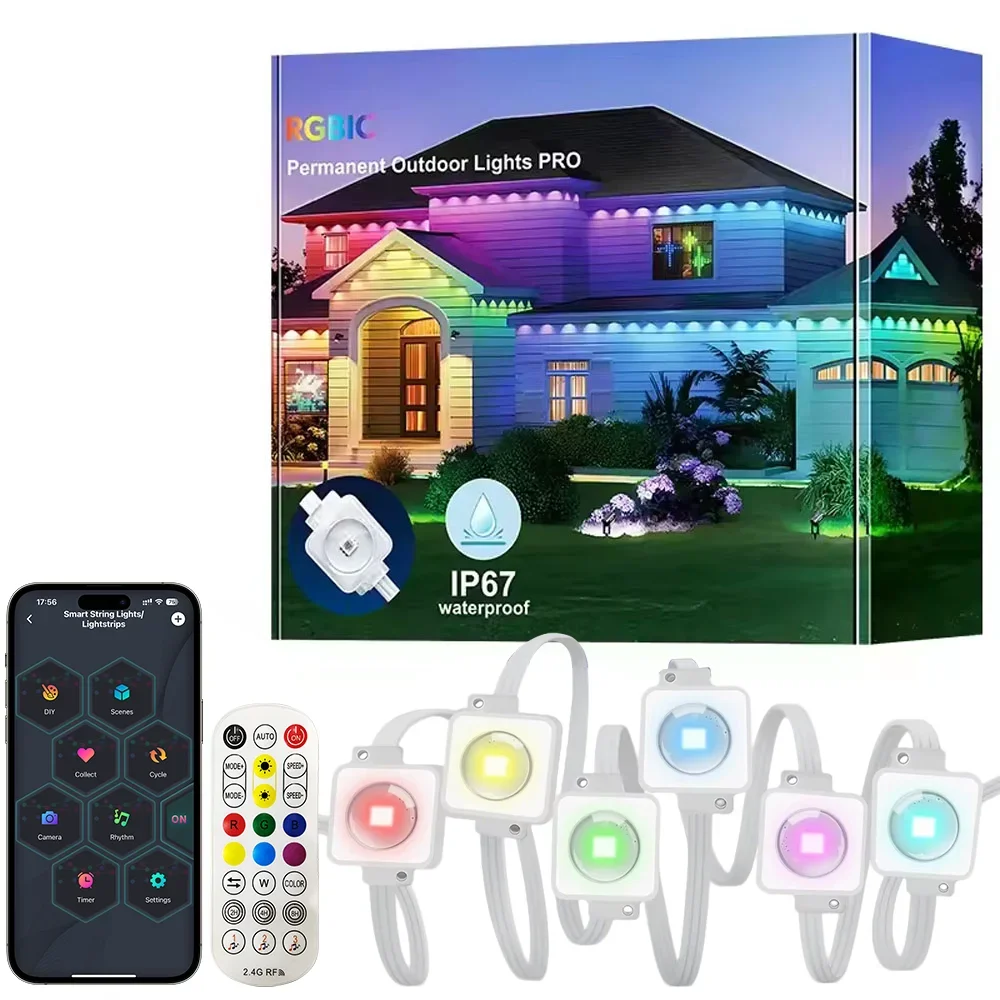 Permanent Outdoor Lights Eaves - Image 1