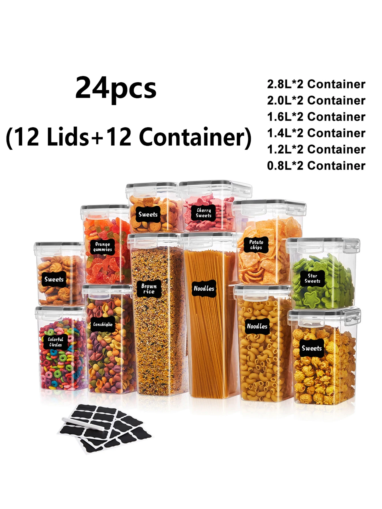 24/48pcs, Sealed Food Storage Containers with Lids - Image 3
