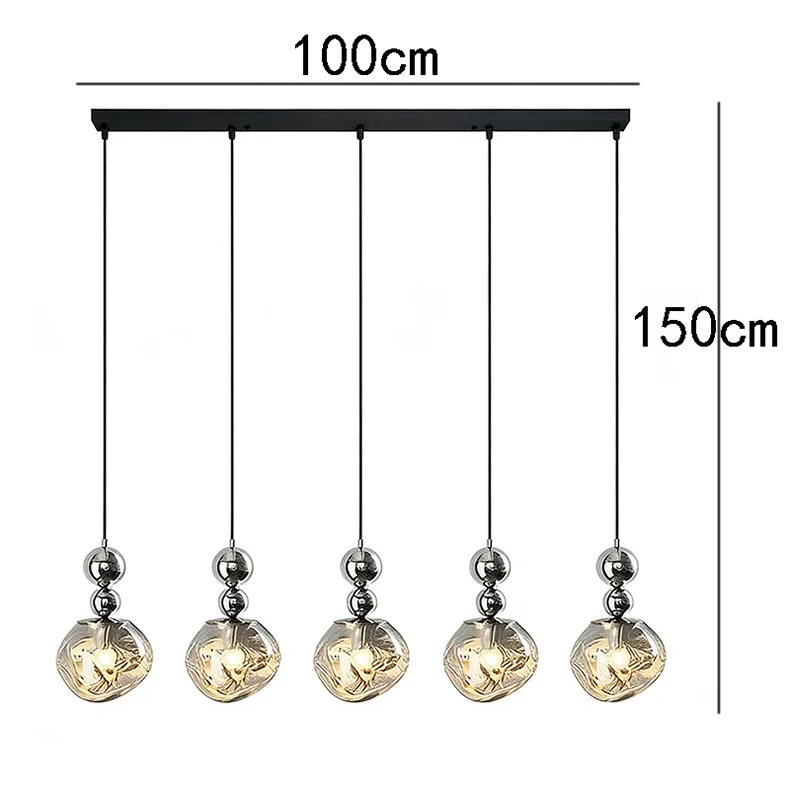 Simple and modern home decoration lighting fixtures, staircase chandeliers, living room chandeliers, dining room indoor lighting - Image 10