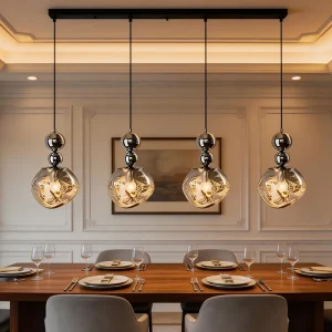 Simple and modern home decoration lighting fixtures, staircase chandeliers, living room chandeliers, dining room indoor lighting