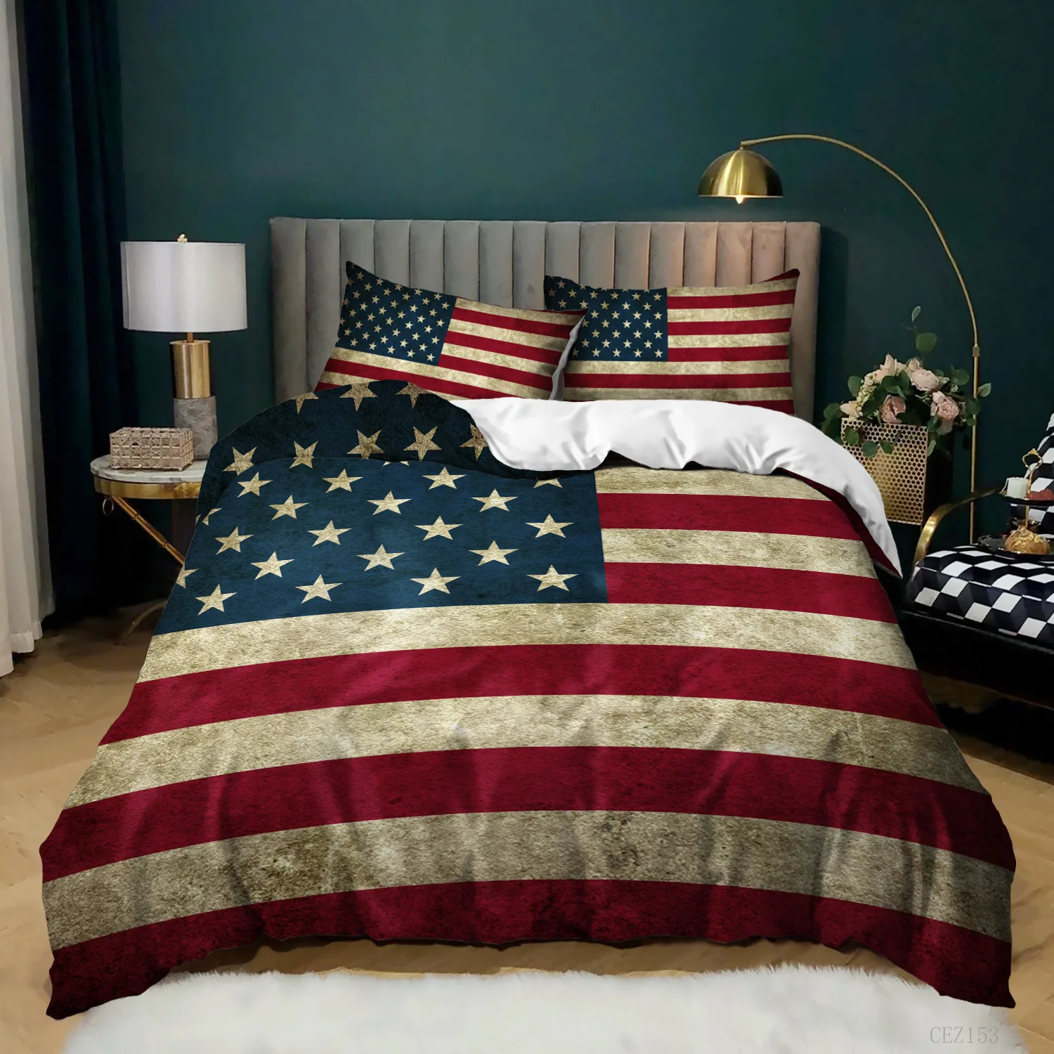 National Flag Duvet Cover Set Bedding - Image 3