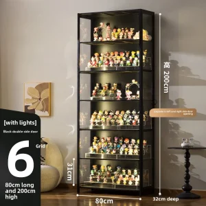 Luxury Glass Door Wood Cabinet - Thumbnail Image 17