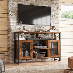 TV Stand 55 inch Entertainment Center with Storage - Thumbnail Image 2