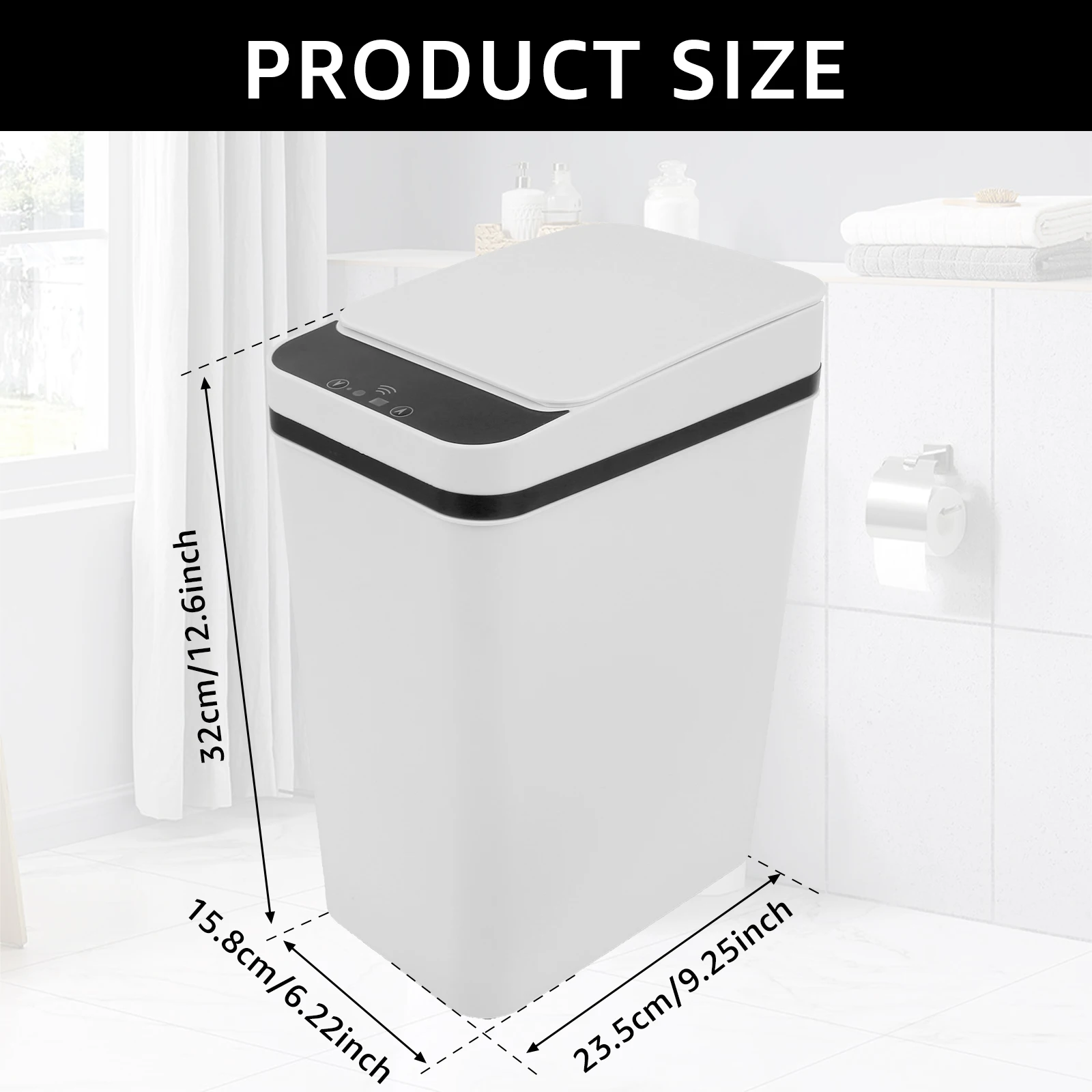 Automatic Sensor Trash Can 12L Touchless - Image 4
