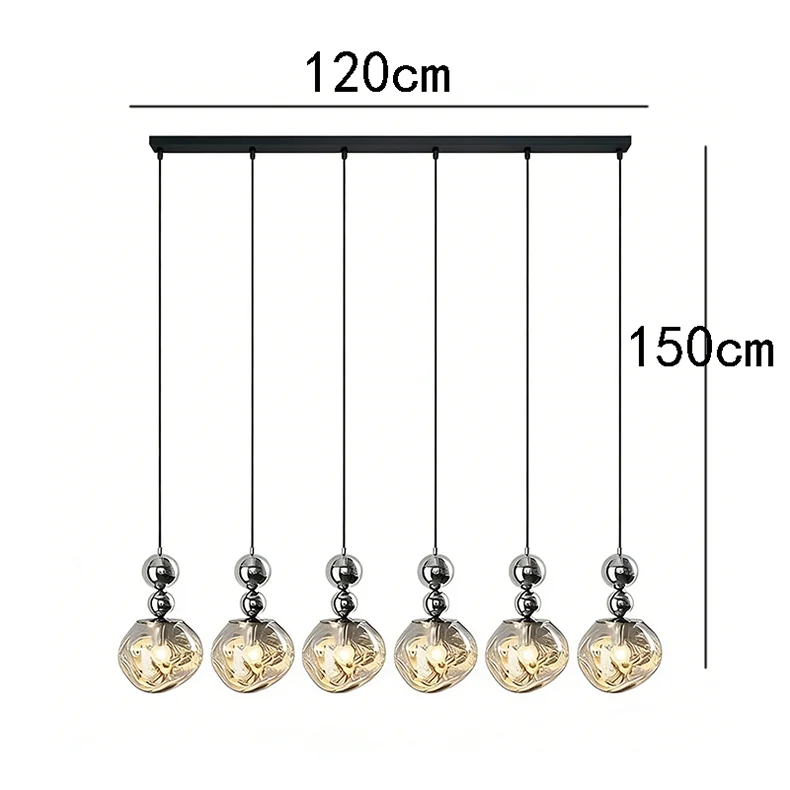 Simple and modern home decoration lighting fixtures, staircase chandeliers, living room chandeliers, dining room indoor lighting - Image 11