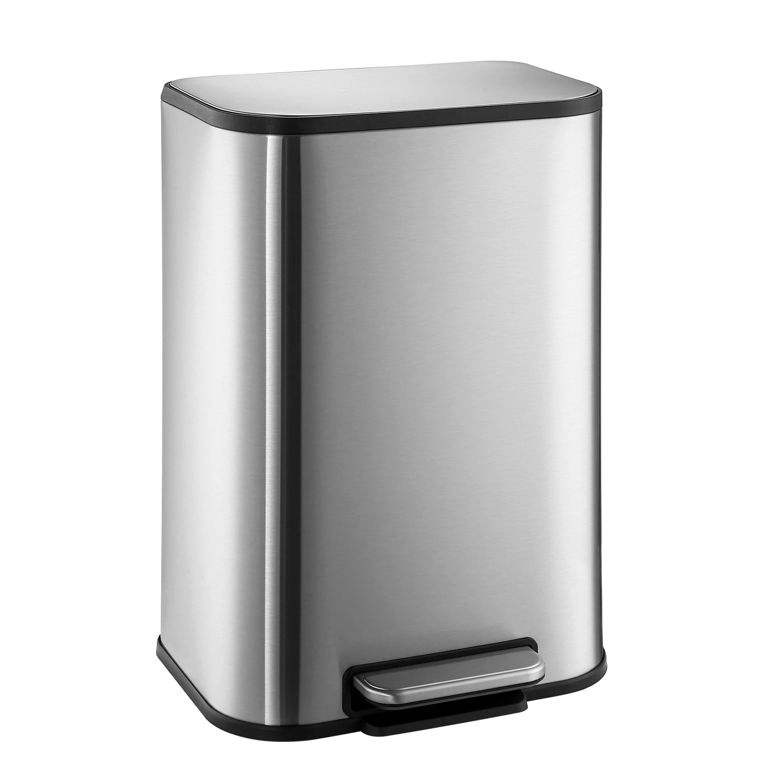 20/50L Stainless Steel Kitchen Trash Can Soft-Close Lid - Removable Inner Bucket  Hands-Free - Image 9