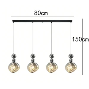 Simple and modern home decoration lighting fixtures, staircase chandeliers, living room chandeliers, dining room indoor lighting - Thumbnail Image 9