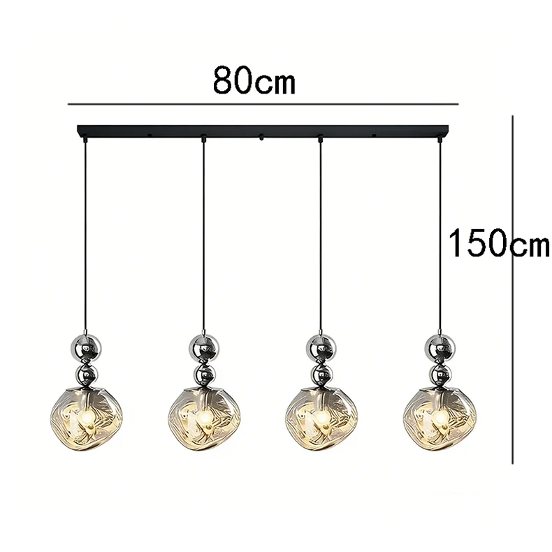 Simple and modern home decoration lighting fixtures, staircase chandeliers, living room chandeliers, dining room indoor lighting - Image 9