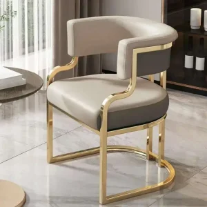 Luxury Dining Chairs wrought Iron Backrest - Thumbnail Image 7