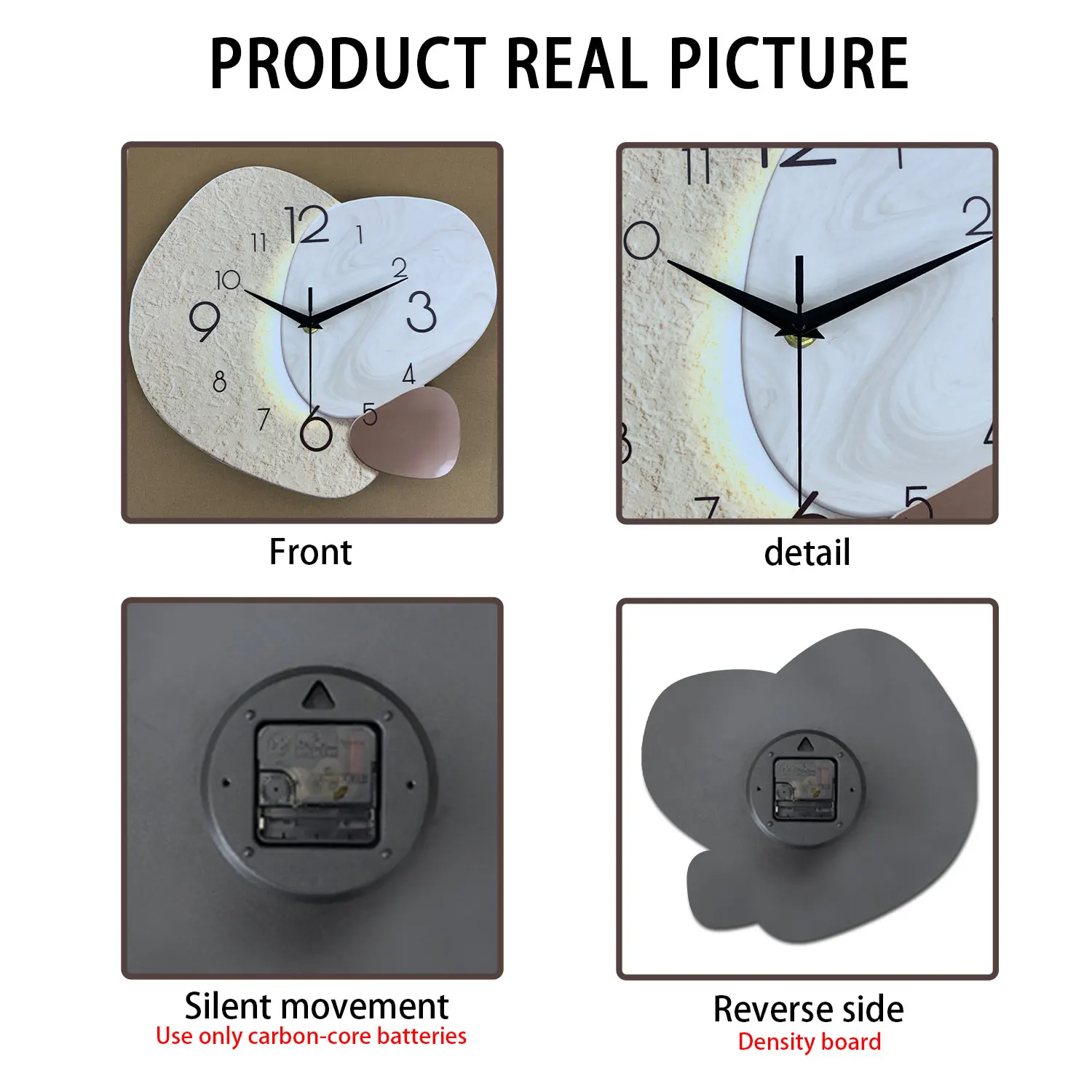 Modern Simple Wall Clock, Silent Quartz - Image 5