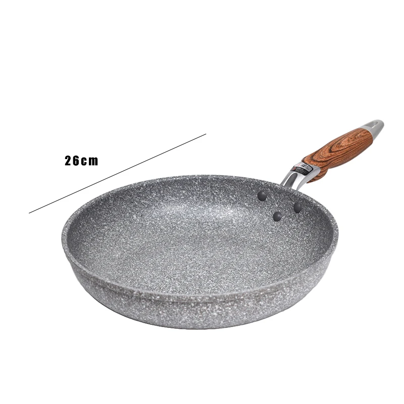 Durable Stone Frying Wok Pan Non-stick Ceramic - Image 5