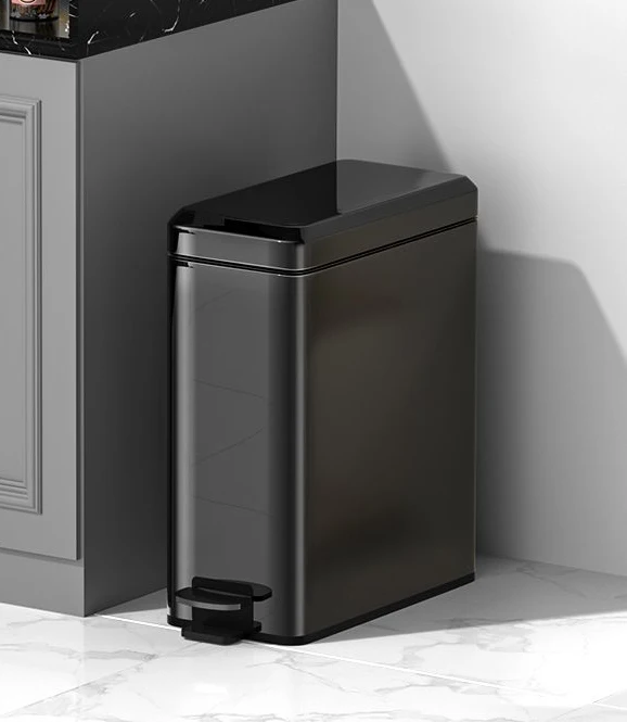 Feet With Lid Garbage Can Household Stainless Steel Large Capacity - Image 7