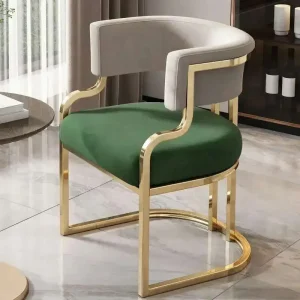Luxury Dining Chairs wrought Iron Backrest - Thumbnail Image 11
