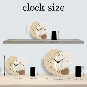 Modern Simple Wall Clock, Silent Quartz - Thumbnail Image 4
