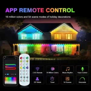 Permanent Outdoor Lights Eaves - Thumbnail Image 3