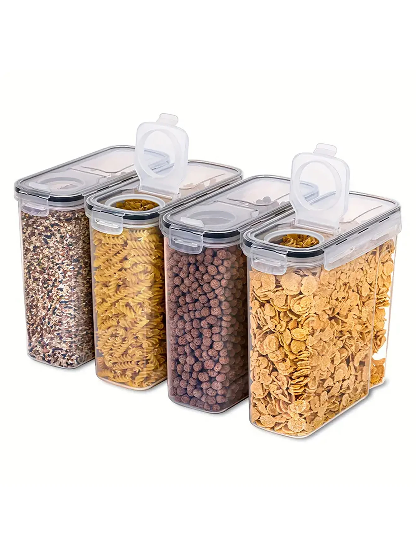 4pcs4l  Large Food Storage Containers With Lids - Image 1