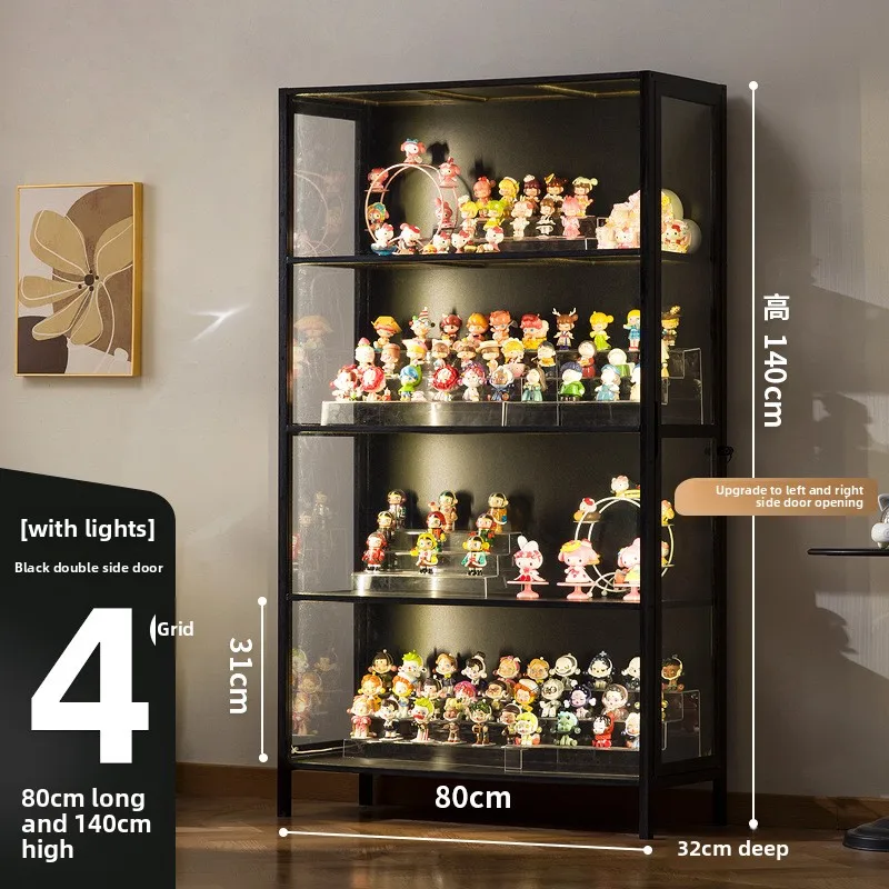 Luxury Glass Door Wood Cabinet - Image 2