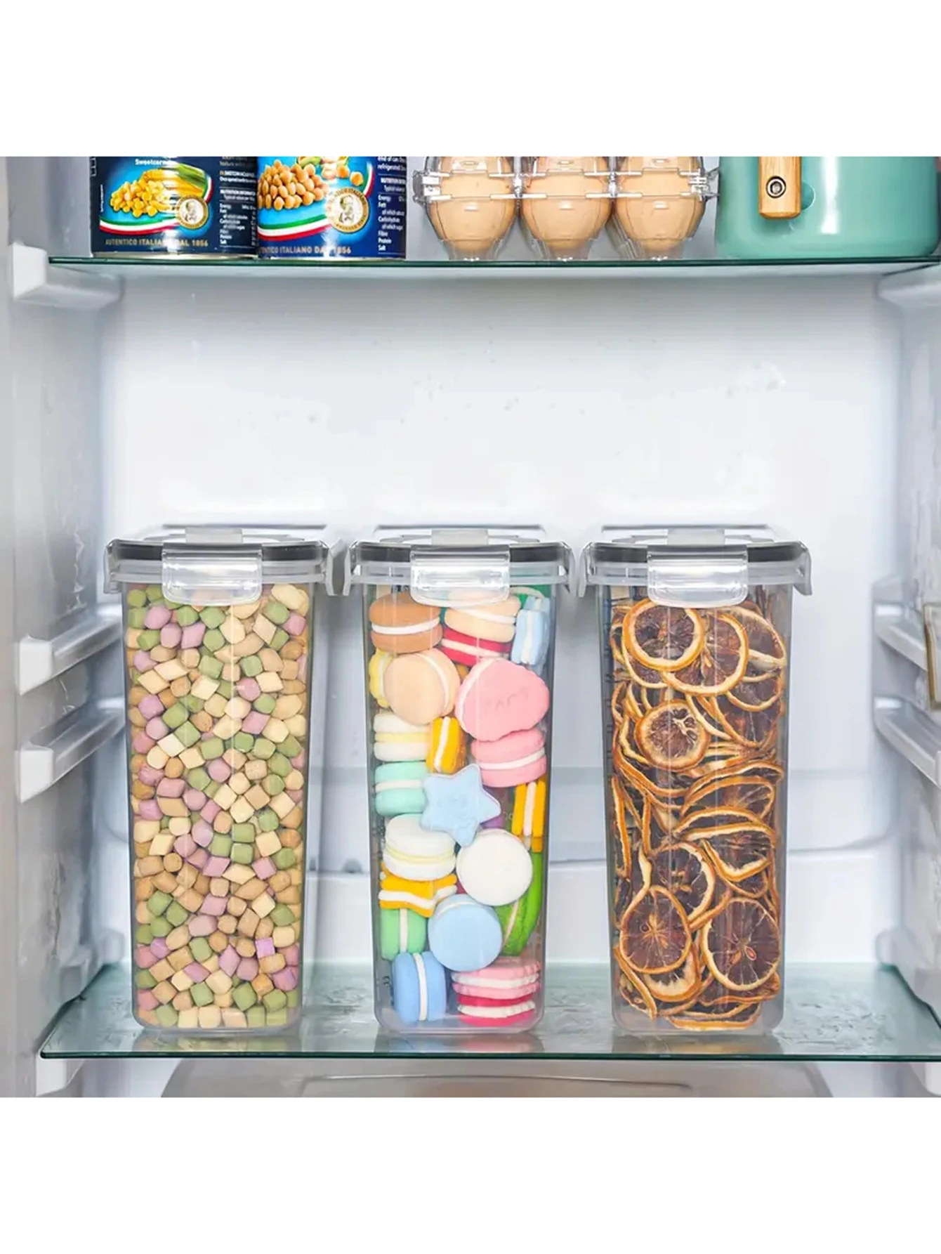 4pcs4l  Large Food Storage Containers With Lids - Image 4