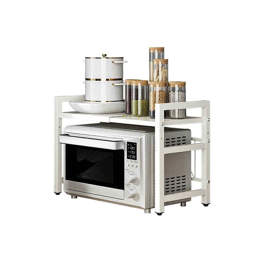1pc Expandable 42-64cm Microwave Shelf Organizer - Image 8
