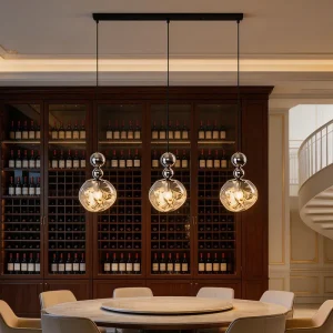 Simple and modern home decoration lighting fixtures, staircase chandeliers, living room chandeliers, dining room indoor lighting - Thumbnail Image 3