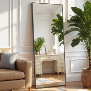 68"x26" Full Length Mirror Free Standing Aluminum Frame