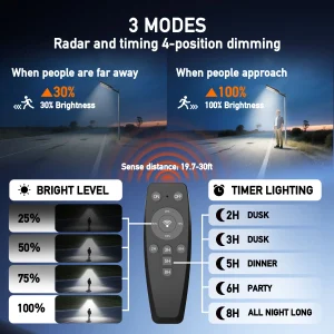 Solar Street Light Outdoor Motion Sensor - Thumbnail Image 3