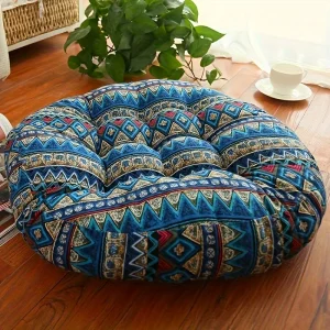 Round Floor Cushion Pillow  Machine Washable - Thumbnail Image 6