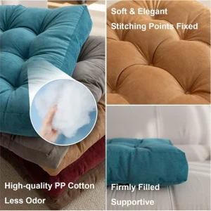 Floor Pillow Square Seating Cushion - Thumbnail Image 6
