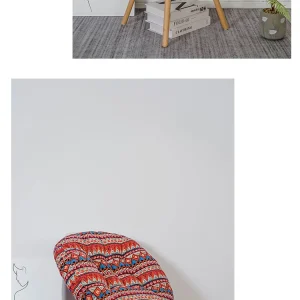 Round Floor Cushion Pillow  Machine Washable - Thumbnail Image 7