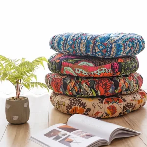 Round Floor Cushion Pillow  Machine Washable