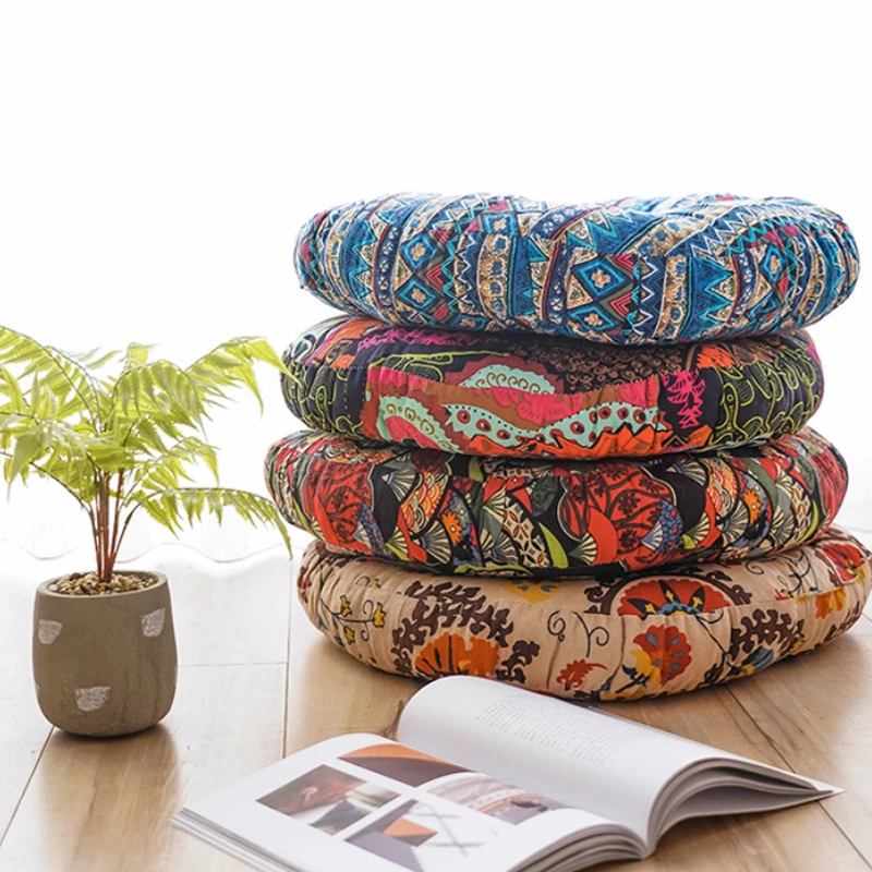 Round Floor Cushion Pillow  Machine Washable - Image 1