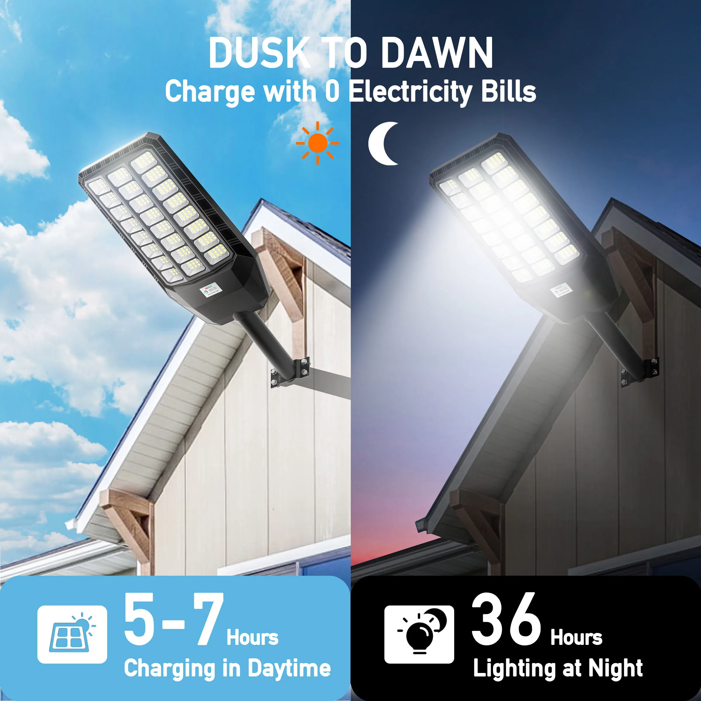 Solar Street Light Outdoor Motion Sensor - Image 2